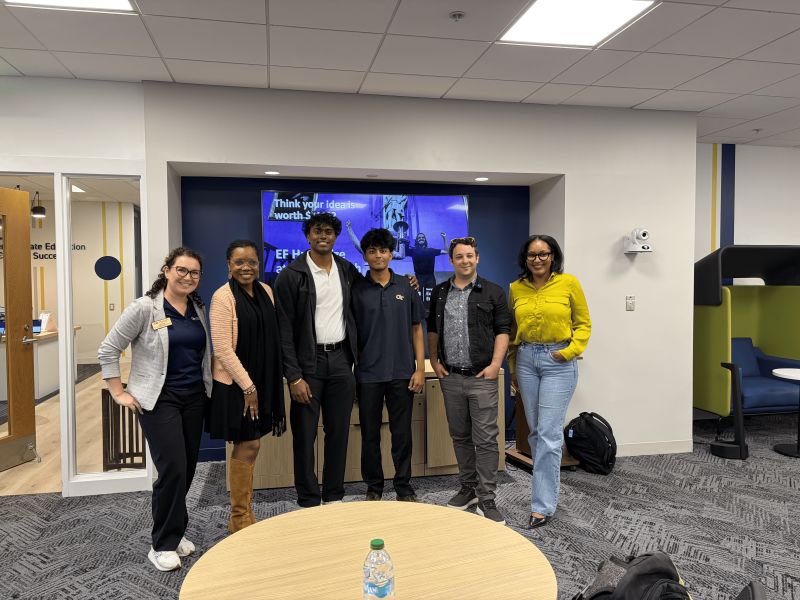Group photograph at the EF Hult Prize competition at Georgia Tech